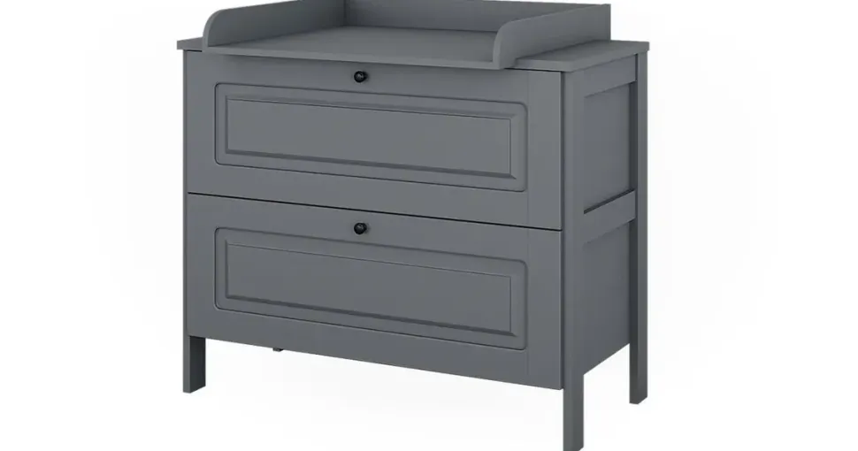 VitaliSpa Wickelkommode Ajaton Grau, 108 x 98 cm