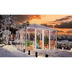Vitavia Fortuna Alu eloxiert ESG 3 mm / Dach HKP 10 mm 10,2 m²