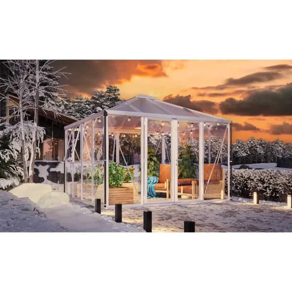 Vitavia Fortuna Alu eloxiert ESG 3 mm / Dach HKP 10 mm 10,2 m²