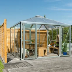 Vitavia Fortuna Alu eloxiert ESG 3 mm / Dach HKP 10 mm 10,2 m²
