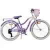 Volare Lovely 24" RH 33.5 cm lila 7-Gang Handbremsen