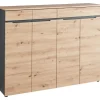 VOLEO DETROIT 160 x 124 x 38 cm 9 Fächer, 1 Schublade / braun