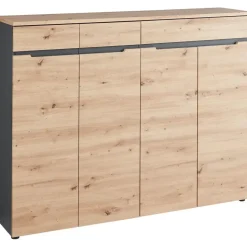 VOLEO DETROIT 160 x 124 x 38 cm 9 Fächer, 1 Schublade / braun