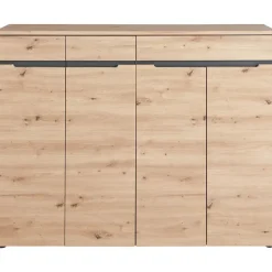VOLEO DETROIT 160 x 124 x 38 cm 9 Fächer, 1 Schublade / braun