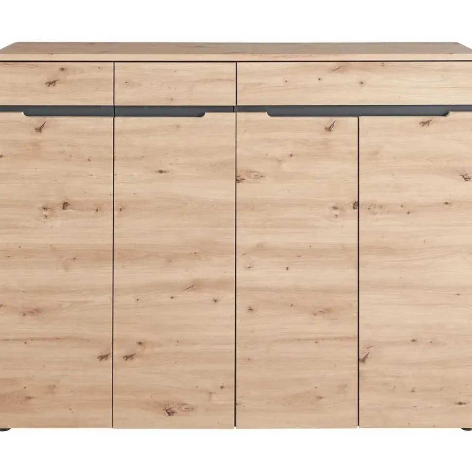 VOLEO DETROIT 160 x 124 x 38 cm 9 Fächer, 1 Schublade / braun