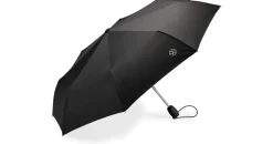 Volkswagen 000087602P Regenschirm Taschenschirm Schirm schwarz, mit neuem VW Logo