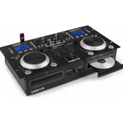 Vonyx CDJ500 Verstärkter Doppelspieler CD/MP3/USB/BT