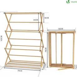 VOUNOT 7 m Holzoptik