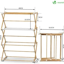 VOUNOT 7 m Holzoptik