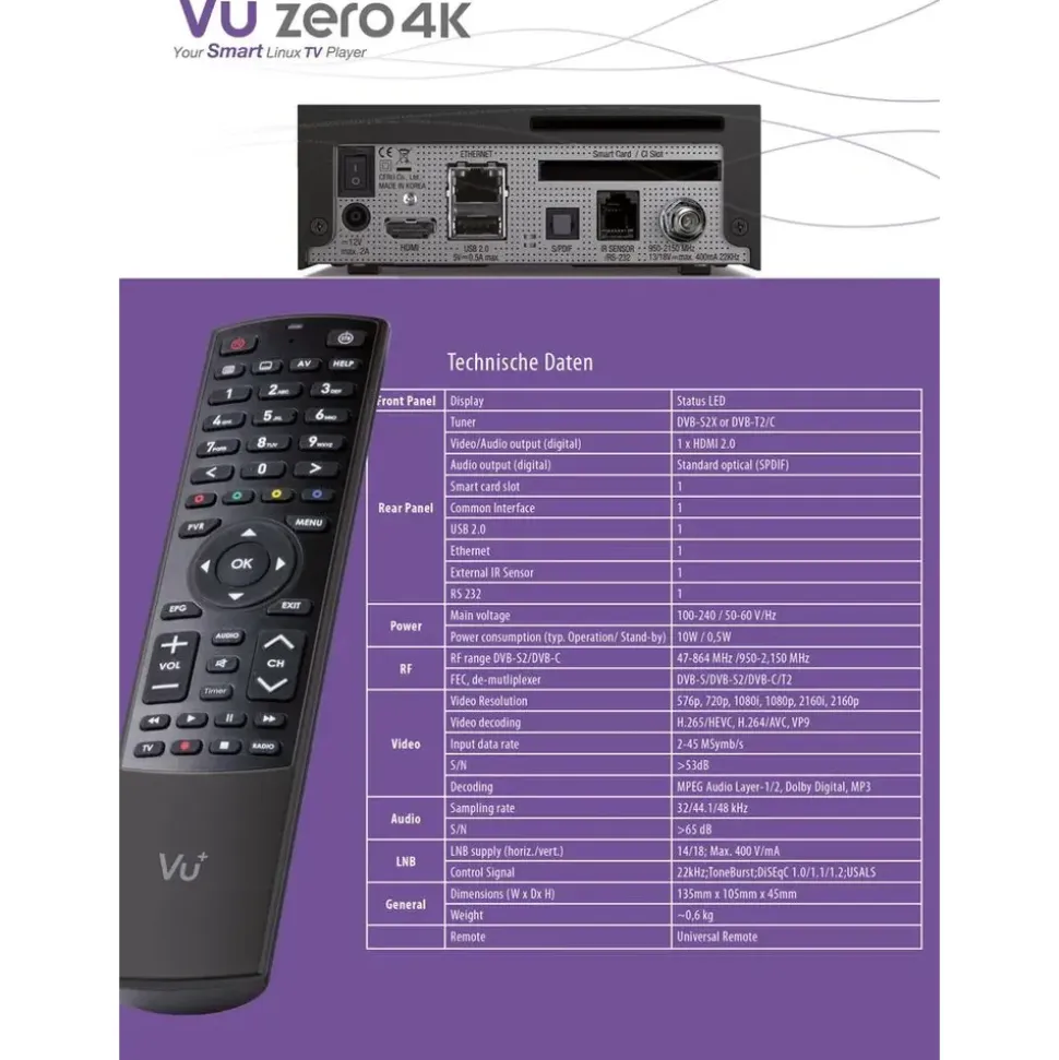 VU+ Zero 4K