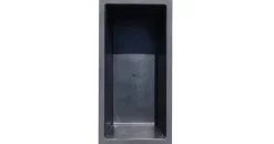 Wacredo GFK Rechteckbecken 140 x 70 x 60cm Kneippbecken Teichbecken