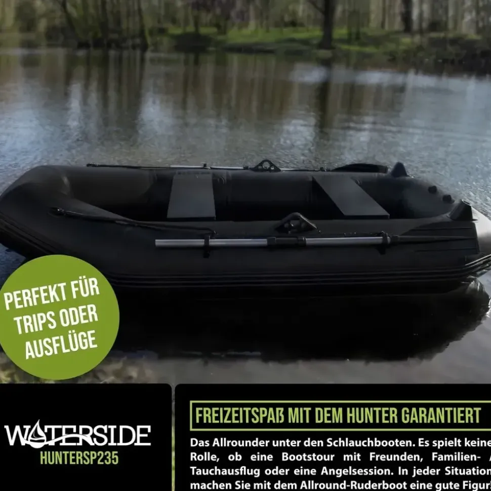 Waterside Schlauchboot Hunter-SP 235 - Schwarz