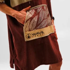 Wave Hawaii Regenponcho Unisex Braun L