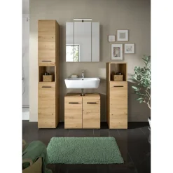 WELLTIME Badezimmer-Set Florenz 5-tlg. Eiche
