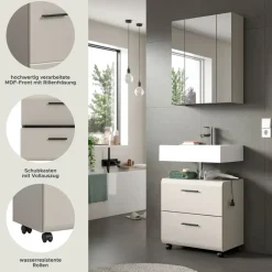 WELLTIME Florenz 2-tlg. Beige