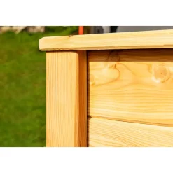 Westmann Hochbeet Klassik 130 130 x 65 x 84 cm Natur