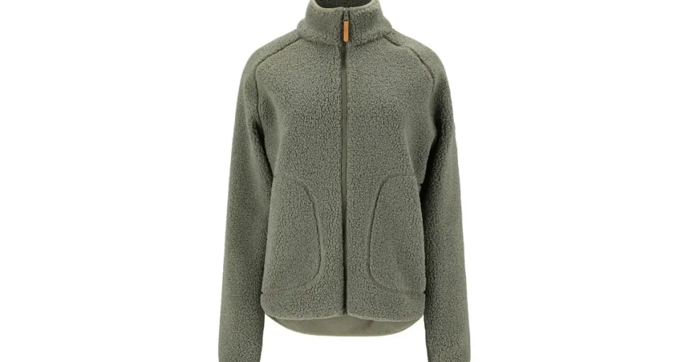 Whistler Pioneer Teddyfleece-Jacke Damen dusty olive 48
