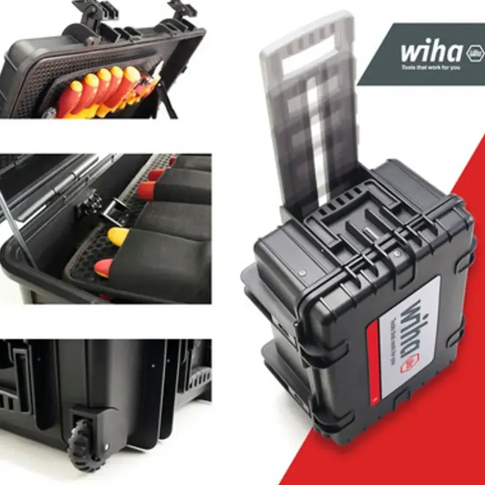 Wiha Werkzeugkoffer Elektriker Competence XXL II 115-tlg. schwarz