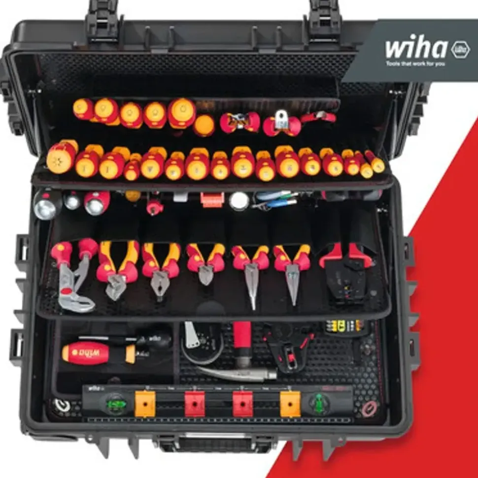Wiha Werkzeugkoffer Elektriker Competence XXL II 115-tlg. schwarz