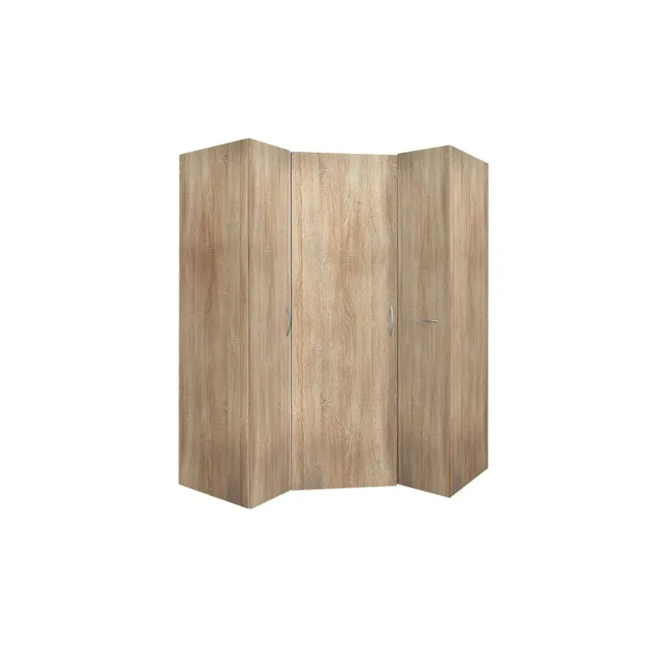 WIMEX Drehtürenschrank Multiraumkonzept 95 x 185 x 95 cm Holzoptik