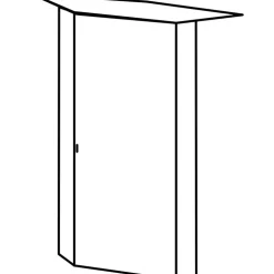 WIMEX Multiraumkonzept 95 x 185 x 95 cm weiß