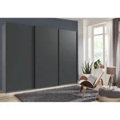 WIMEX Schiebetürenschrank Mugano 270 x 208 x 65 cm Schwarz