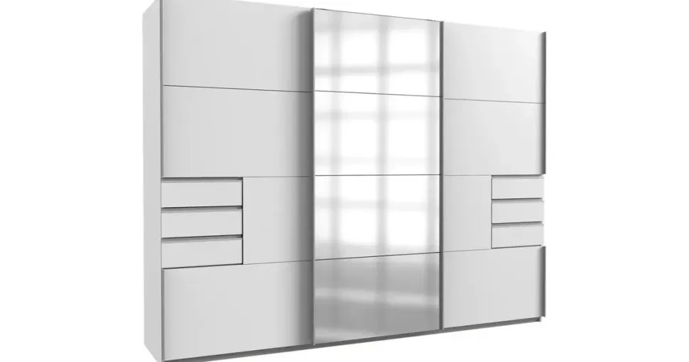 WIMEX Schwebetürenschrank Saigon 270 x 208 x 64 cm Weiß