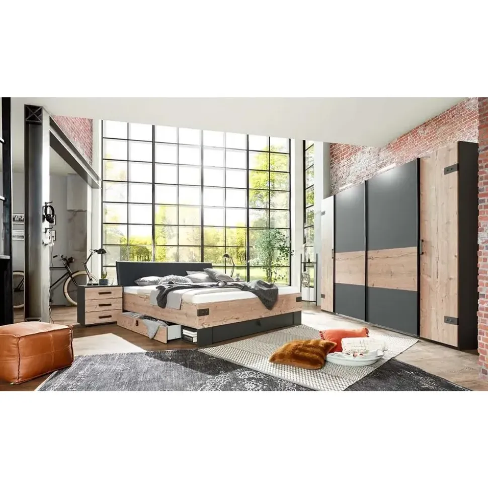 WIMEX Stockholm 270 x 210 x 65 cm graphit/edeltannen