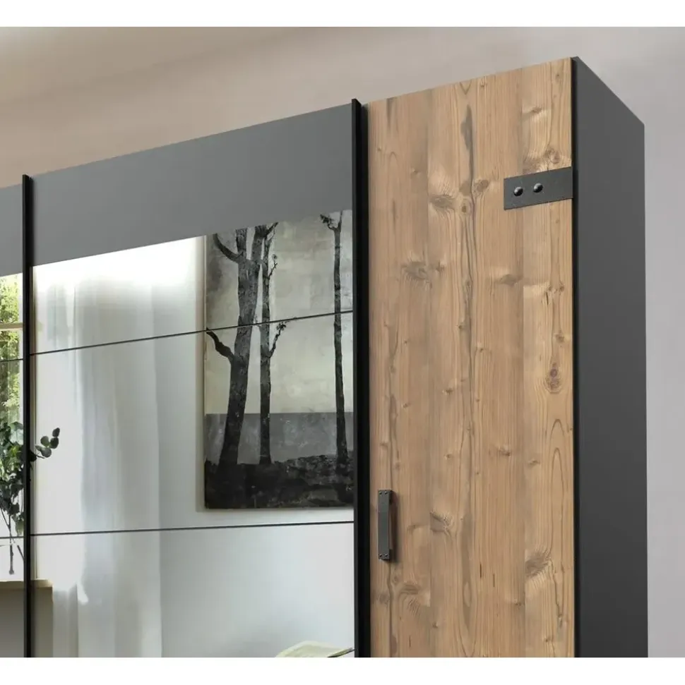 WIMEX Stockholm 270 x 210 x 65 cm graphit/edeltannen