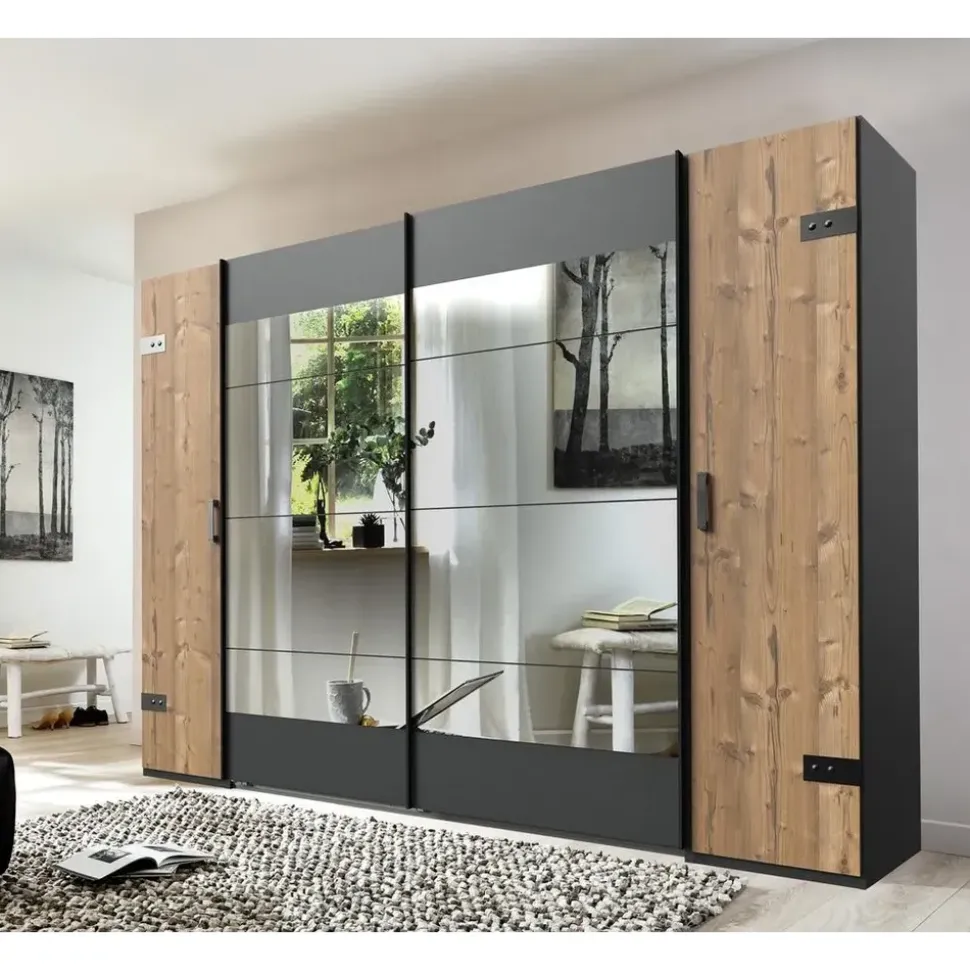 WIMEX Stockholm 270 x 210 x 65 cm graphit/edeltannen