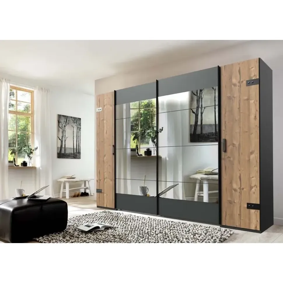 WIMEX Stockholm 270 x 210 x 65 cm graphit/edeltannen