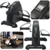 Wisam® Mini Heimtrainer LCD Arm Bein Trainer Pedalgerät schwarz