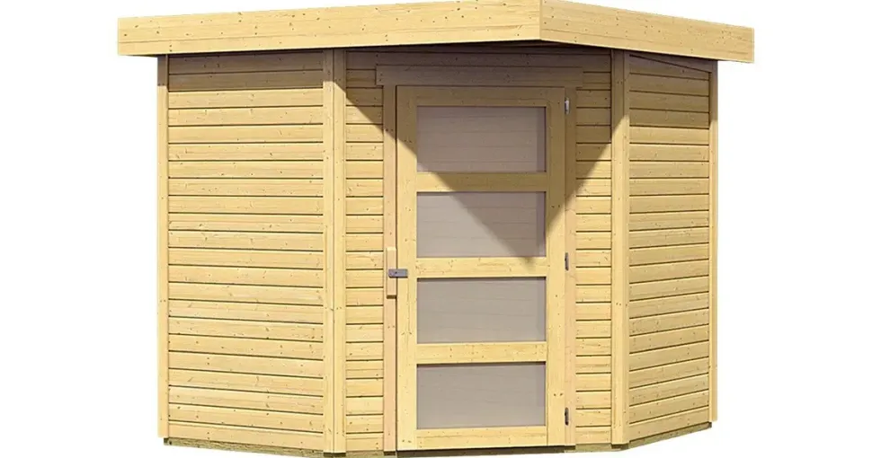 Woodfeeling Schwandorf 3 2,09 x 2,13 m natur