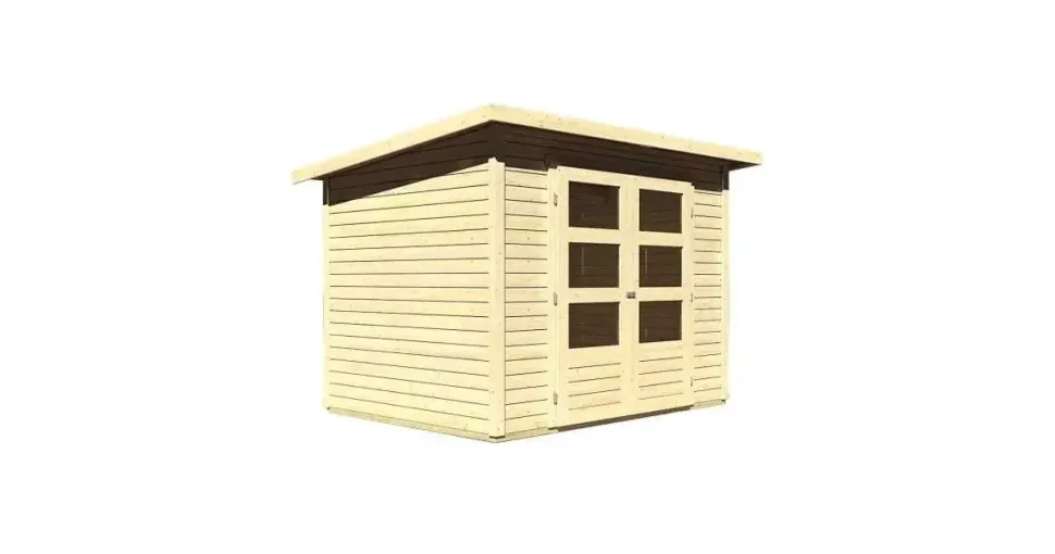 Woodfeeling Stockach 3 2,42 x 1,82 m natur