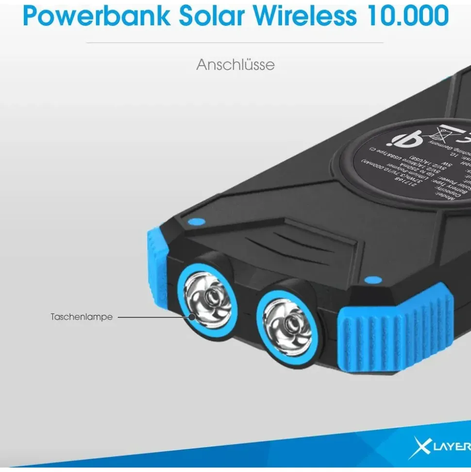 Xlayer Powerbank Plus Solar Wireless