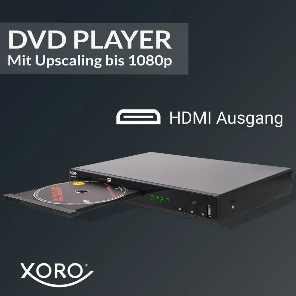 Xoro HSD 8470 DVD Player, schwarz