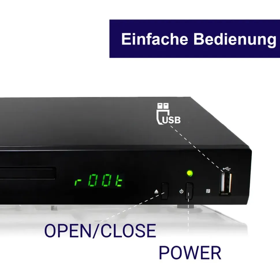 Xoro HSD 8470 DVD Player, schwarz