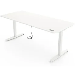 Yaasa Schreibtisch Desk Pro 140 x 80 cm Weiß/Weiß