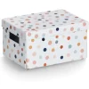 Zeller Aufbewahrungsbox Dots 18 x 25 x 13 cm 18-tlg. bunt