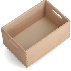 Zeller Holzkiste 30 x 20 x 15 cm 1-tlg. beige