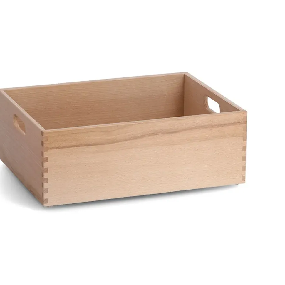 Zeller Present Holzkiste 40 x 30 x 15 cm 1-tlg. beige