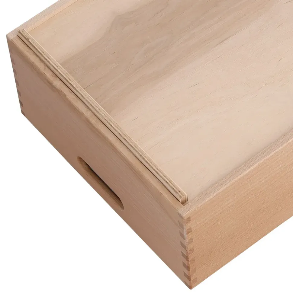 Zeller Present Holzkiste 40 x 30 x 15 cm 1-tlg. beige
