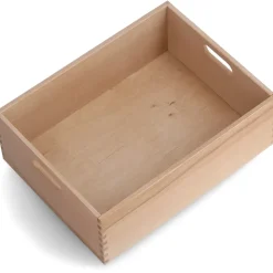 Zeller Present Holzkiste 40 x 30 x 15 cm 1-tlg. beige
