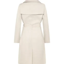 Zero Trenchcoat mit Gürtel und seitlichen Eingrifftaschen, beige 44